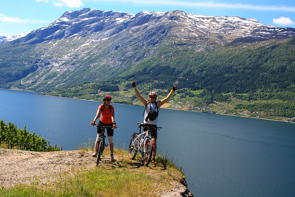 Nybegynner på sykkeltur